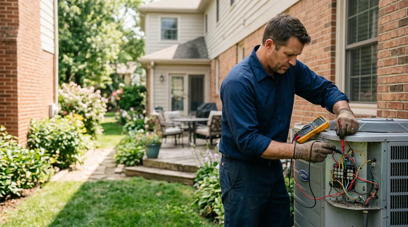 HVAC technician working near Stirling, NJ